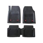 Safir Seat Ibiza Havuzlu Universal Krom Siyah Paspas