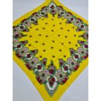 Safir Tuhafiye Pamuklu Desenli Yazma - 100 x 100 cm - Dark