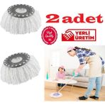 Safir Wermoplast Yedek Mikrofiber Vileda Mop Ucu Başlığı (2 Adet) Boyut (40X40)