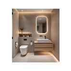 safirglass 60 X 80 Led'li Flotal Ayna Beyaz Led