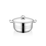SAFLON Bestinox 36x22 cm Flanşlı Kulp Çelik Kapaklı Çelik Derin Tencere-23 Litre