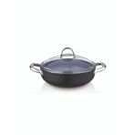 SAFLON Titanyum Basık Tencere 32 cm 7lt.