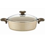 Safran Granit 22 cm Basık Tencere