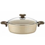 Safran Granit 24 cm Basık Tencere