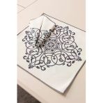 Safran Luxe, Premium Seri Sunum Peçetesi, Duck Keten Kumaş 40X40cm
