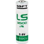 Saft LS14500, 3.6V/2.6A Şarjlı Pil