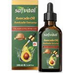 Safvital Avokado Yağı Serumu 100 ml Kolajen Hyaluronik Asit Nemlendirici Cilt ve Saç Bakım Yağı