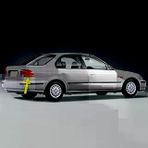 Sağ Arka Dış Stop Fren Sinyal Lambası Honda Civic Sedan ile uyumlu 1996-2000