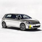 Sağ Ön Far Yıkama Jeti Motoru 5G0955966 VW Golf 7 ile uyumlu 2013-2017