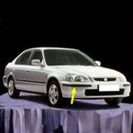 Sağ Ön Tampon Köşe Bandı Çıtası Kuşağı Honda Civic ile uyumlu 1996-2000
