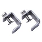 SagaSave 2 adet 304 paslanmaz çelik C kelepçe kaplan kelepçe, 47mm ağır C-kelepçe metal işleme ev geliştirme ve otomotiv tamir ağaç İşleme