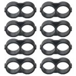 SagaSave Damla Sulama Boru Tapası, 20Pack 17mm Damla Sulama Ek Parçaları, Damla Sulama Borusu Katlanır Hortum için Fiş, Damlama ve Yağmurlama Sistemleri için Damlama Hattı Sonu Kapatma