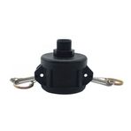 SagaSave (Dış Dişi Kafa) Su Hortumu Bağlantı Elemanları Musluk Adaptörü 2 "ila 3/4" Hortum Dönüştürme Adaptörü, IBC Tote Tank Tahliye Adaptörü Bahçe Hortumu Su Depolama Tankı Tahliye Kamlok Hortumu için Bahçe