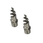 SagaSave Spiral Atomizasyon Nozulu, 2 Paket Paslanmaz Çelik Spiral Jet Koni Sprey Nozülü 316L 1/2 inç Dış Diş Toz Giderme ve Kükürt Giderme için
