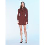 Sagaza Studio SS6019 Kahve Elbise - 34