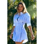 Sagaza Studio SS6045 Cok Renklı Elbise - 36 - Çok Renkli