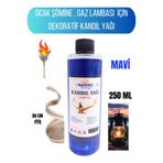 Sağdıç Saraciye Kandil Yağı Kokusuz Dumansız Iç Mekan Kandil Sıvısı 250 Ml+50cm Fitil