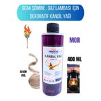 Sağdıç Saraciye Kandil Yağı Kokusuz Dumansız Iç Mekan Kandil Sıvısı 400ml +50cm Fitil