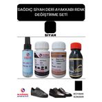 Sağdıç Saraciye Sağdıç Siyah Deri Boyası Renk Değiştirme Verniği Ve Sağdıç Boya Öncesi Temizleme Sıvısı Ve Cilası