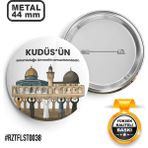 Sağlam Ajans Filistin Kudüs İğneli Rozet 44 mm