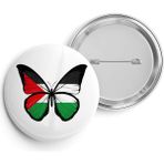 Sağlam Ajans Kelebek Filistin Iğneli Rozet 44 mm - 1 Adet