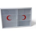 Sağlam Çelik Ecza Dolabı, Ayna ve Geniş Iç Hacim ile Güvenle Kullanım - Seçenek 1