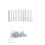 Sağlam Yapı 10X20 Cm Sineklik Menteşesi Plastik 10'Lu Beyaz