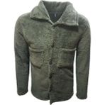 Sağlamer Mtn Erkek Peluş Çeket Sweatshirt ST01538 - Haki - Beyaz