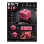 sağlıkçı shopping trend aksesuar Pembe İnfinity Cupe Stres Küpü Sınırsız Katlanabilir Hareketli Küp