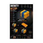 sağlıkçı shopping trend aksesuar Sarı Lacivert İnfinity Cupe Stres Küpü Sınırsız Katlanabilir Hareketli Küp Çift Renkli