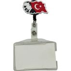 Sağlıkçı Shopping Türk Bayraklı Atatürk Temalı Yoyo Kartlık Yoyo Yaka Kartlığı