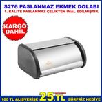 SAĞLIKLI PASLANMAZ ÇELİK SÜRGÜ KAPAKLI KROM ÇELİK EKMEK DOLABI