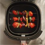 Sağlıklı ve Pratik Xxl Airfryer Izgara Seti, Mutfak Şıklığına Katkı - Ahşap
