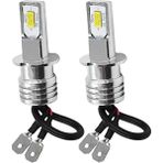 Sagrado 2x H3 Süper Parlak LED Far Sis Lambası Sürüş Lambası Ampul Kiti 6000K Beyaz 100W (Yurt Dışından)