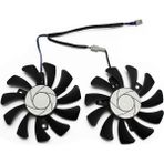Sagrado 75MM 2pin GTX1050TI Gpu Soğutucu Çıft Fan Msı Geforce Gtx 1050TI GTX-1050-TI-4GT-OC Grafik Kartı Soğutma (Yurt Dışından)