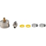 Sagrado Evrensel Yakıt Basınç Göstergesi 1/8 NPT(140 Psi) 3/8 Inç Yakıt Hattı Yakıt Basınç Göstergesi Sensörü T Montaj Adaptörü ile (Yurt Dışından)