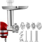 Sagrado Kitchenaid Stand Mikserleri Için 1 Takım Metal Gıda Öğütücü Aparatı, Kıyma Aparatı Dahildir (Yurt Dışından) - 1 Adet
