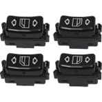 Sagrado Ön Arka Sol Sağ 1 Düğme Mercedes W124 W126 W201 Konsolu Elektrikli Cam Anahtarı 1248204510,1248204610 (Yurt Dışından)