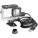 Sagrado Sjcam Sj8 Serisi Spor Kamera Için Özel Aksesuar Sj8 Pro Şarj Su Geçirmez Kılıf Koruyucu Kabuk (Yurt Dışından) - Siyah