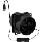 Sagrado USB 5V Lehim Duman Emici Esd Duman Çıkarıcı Fan Boru Kanalı Egzoz Fanı Boru Küvet Havalandırma Fanı Sadece Fan Borusuz Fan (Yurt Dışından)