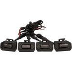 Sagrado Yeni Merkezi Izgara 12V LED Küçük Sarı Işık Güçlendirme Karabina 2020 Toyota Tacoma Trd Off-Road Trim Işık (Yurt Dışından) - 1 Adet - Siyah