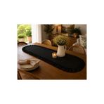 ŞAH TEXTILE DESIGN Oval sık fırfırlı keten runner 40x110