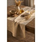 ŞAH TEXTILE DESIGN Yıkanmış premium keten soft runner 40x110