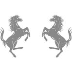 Şaha Kalkmış At Sticker YApıştırması 16CM