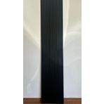 Şahan Art Deco Akustik Duvar Paneli / 60x280 / 5 Mm Keçe / 9 Mm Çıta (Siyah)