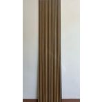 Şahan Art Deco Akustik Duvar Paneli / 60x280 / 5 Mm Keçe / 9 Mm Çıta (Teak)