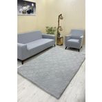 Sahaneev halı örtüsü welsoft kumaş AÇIKGRİ RENK(KUPA MODEL)