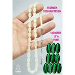ŞAHBEY TESBİH 10'lu Paket Fosforlu Kedi Gözü Tesbih / Karanlıkta Parlar / Toptan Hediyelik Tespih