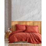 Şaheser Enza Çift Kişilik Jakarlı Yatak Örtüsü - 220 x 240 cm - Kiremit