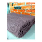 Şaheser Şaheser %100 Pamuk Çift Kişilik Pike 240x220 (Tek Pike)-Mürdüm